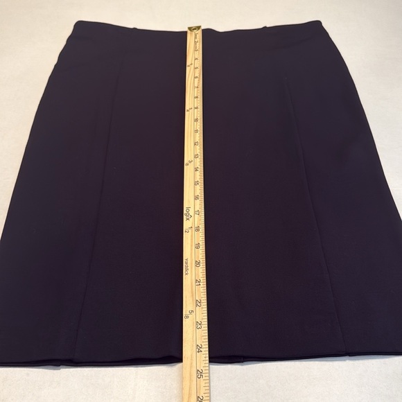 Ann Taylor Ponte Pencil Skirt in Atlantic Navy Size 14 - Picture 9 of 14